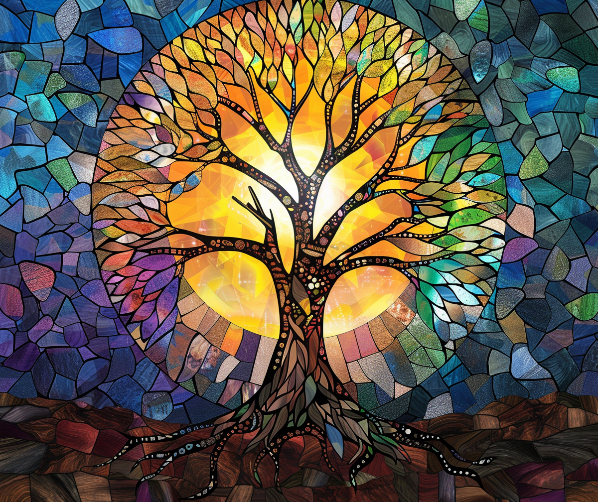 Design: Arbor Vitae: The Tree of Life in Stained Glass