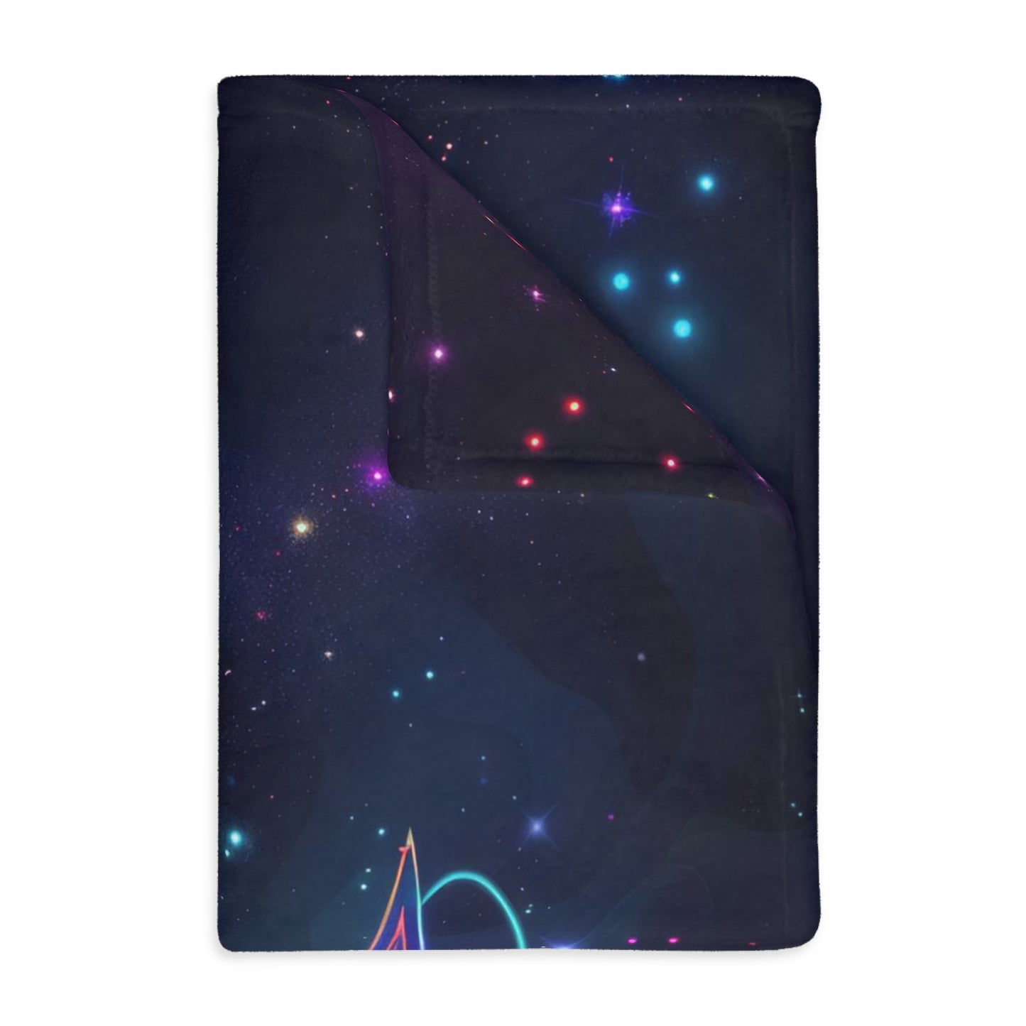Lunar Phase Electric Mandala Reversible Throw Blanket, Magical Occult Motif, Moon Enthusiast Gift, Spellbinding Decor for Bedrooms and Living Spaces